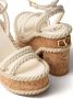 Valentino Garavani VLogo Summerblocks sandalen met sleehak Wit - Thumbnail 5
