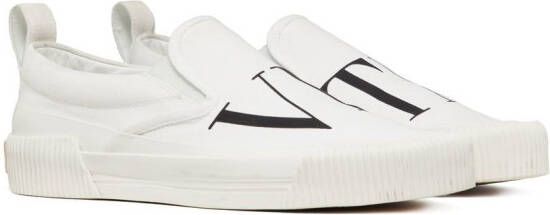 Valentino Garavani VLTN slip-on sneakers Wit