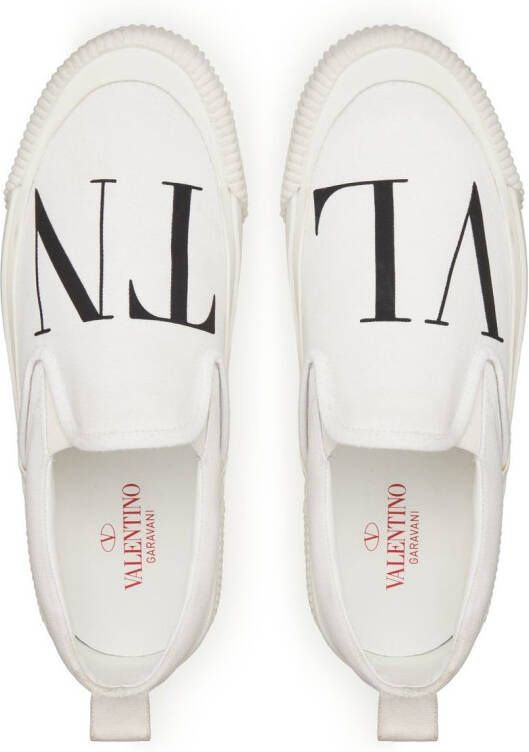 Valentino Garavani VLTN slip-on sneakers Wit