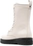 Valentino Garavani XCOMBAT leren laarzen Beige - Thumbnail 3