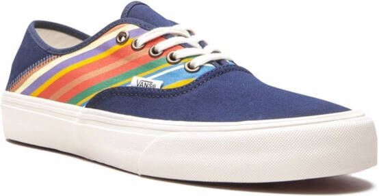 Vans Authentic Retro Stripes sneakers Blauw