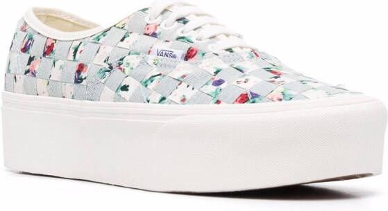 Vans Authentic Stackform sneakers met plateauzool Blauw