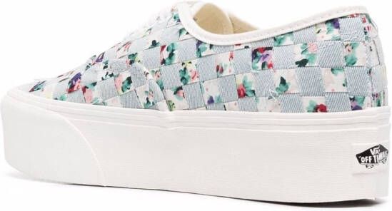 Vans Authentic Stackform sneakers met plateauzool Blauw