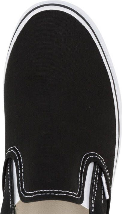 Vans Black Classic Slip On Sneakers Zwart