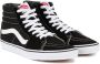 Vans Black Sk8 Hi Sneakers leer katoen rubber 10.5 Zwart - Thumbnail 3