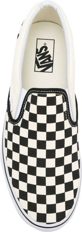 Vans checkerboard slip-on sneakers Wit