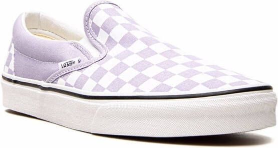 Vans "Classic Checkerboard slip-on sneakers" Paars