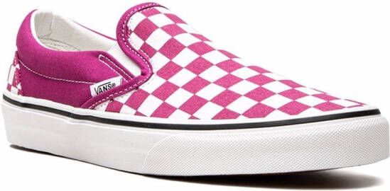 Vans "Classic Checkerboard slip-on sneakers" Roze