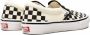 Vans "Classic slip on Checkerboard sneakers" rubber canvas Stof 11.5 Wit - Thumbnail 3