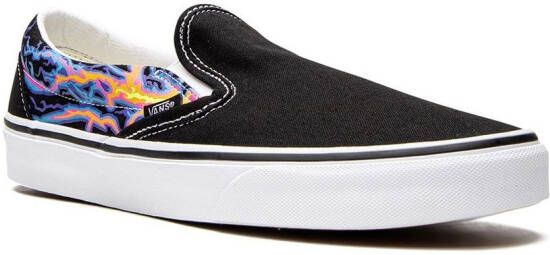 Vans Classic slip-on 'Electric Flame' sneakers Zwart