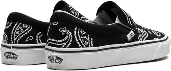 Vans "Classic slip-on Peace Paisley sneakers" Zwart