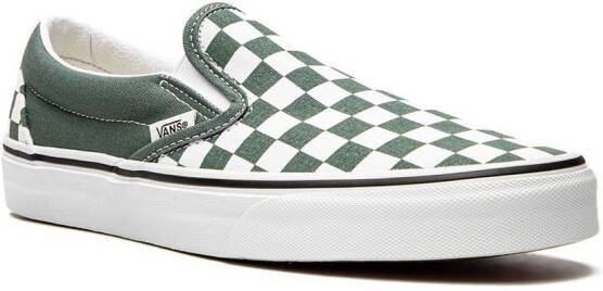 Vans Eco Theory Checkerboard sneakers Groen