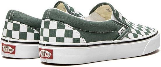 Vans Eco Theory Checkerboard sneakers Groen