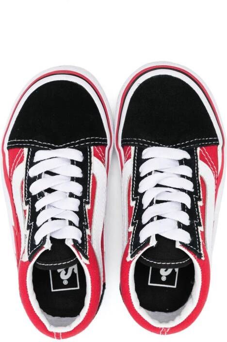 Vans Kids Old Skool 'OTW Sidewall sneakers Rood