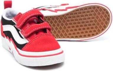 Vans Kids Old Skool sneakers met klittenband Rood