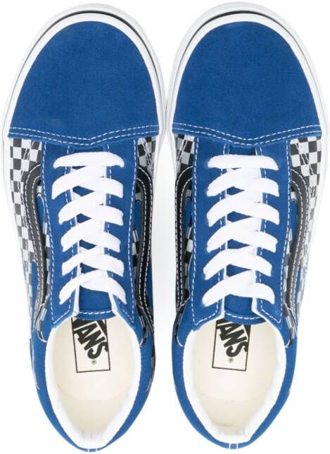 Vans Kids Old Skool sneakers met print Blauw