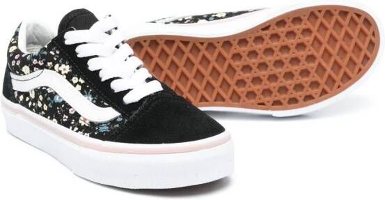 Vans Kids Old Skool sneakers met print Zwart