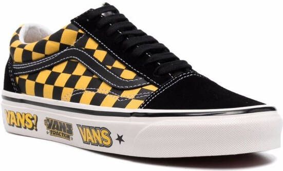 Vans Old Skool geruite sneakers Zwart