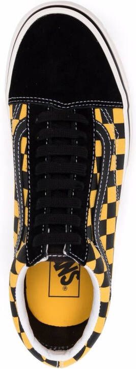 Vans Old Skool geruite sneakers Zwart