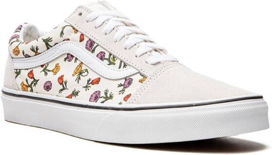 Vans Old Skool sneakers met bloemenprint Wit