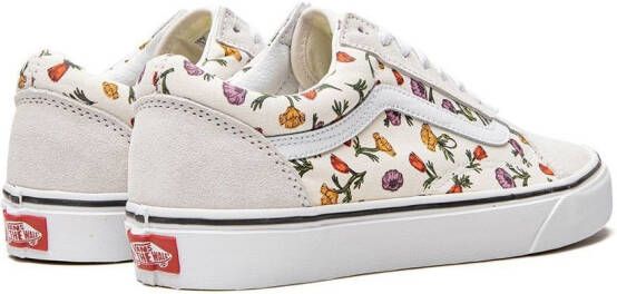 Vans Old Skool sneakers met bloemenprint Wit