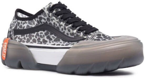 Vans Old Skool sneakers met luipaardprint Grijs