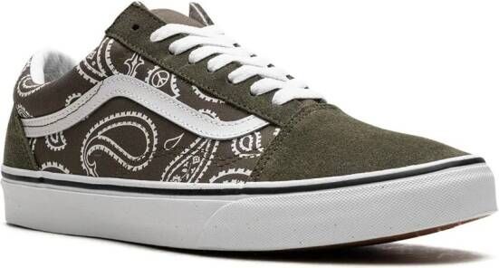 Vans Old Skool sneakers met paisley-print Groen