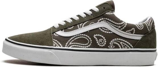 Vans Old Skool sneakers met paisley-print Groen