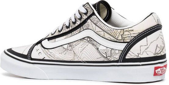 Vans Old Skool sneakers met print Wit