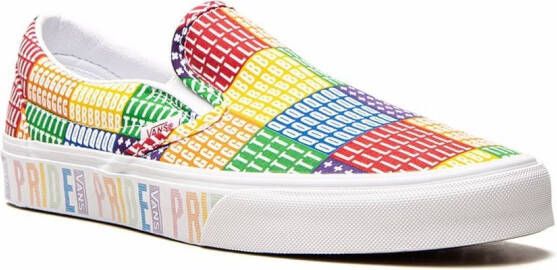 Vans Pride Classic slip-on sneakers Groen