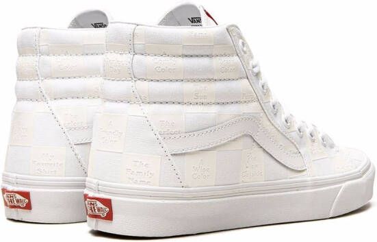 Vans "SK8-Hi Checkerboard sneakers" Wit