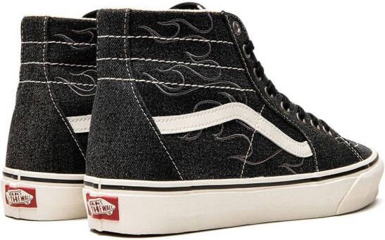 Vans Sk8-Hi denim sneakers Zwart