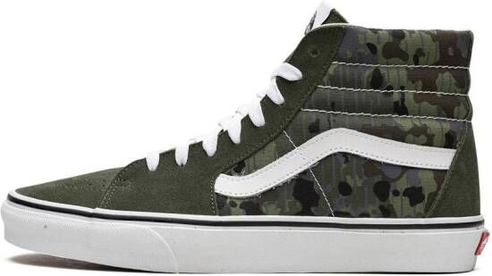 Vans "SK8-Hi Rain Camo Green sneakers" Groen