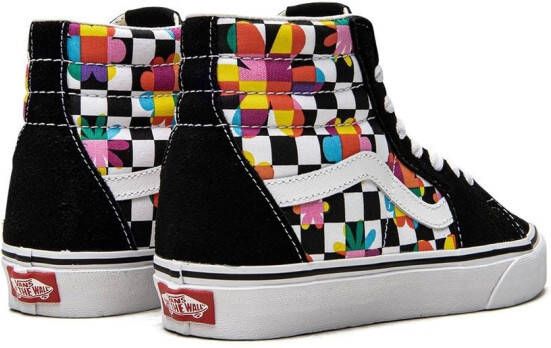 Vans SK8-Hi sneakers met bloemenprint Zwart