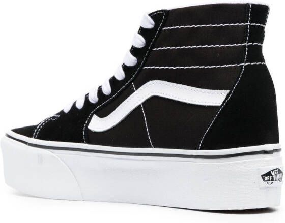 Vans Sk8-Hi sneakers met plateauzool Zwart