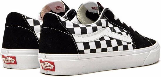 Vans Sk8 Low Checkerboard sneakers Zwart