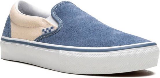 Vans "Skate slip-on Cream sneakers" Blauw