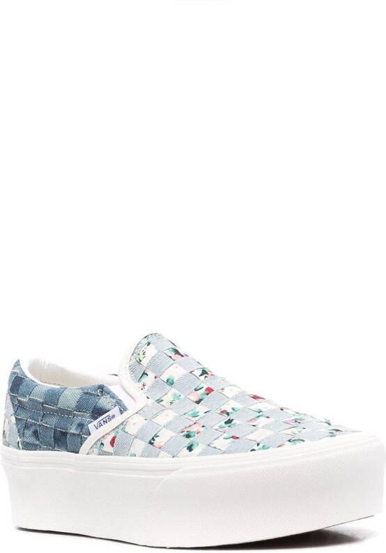 Vans Sneakers met bloemenprint Blauw