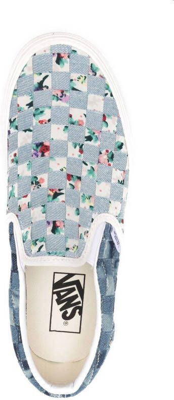 Vans Sneakers met bloemenprint Blauw