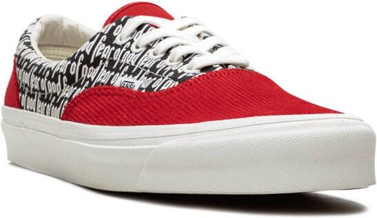 Vans VN0A3MQ5PZO Red Corduroy Furs & Skins->Leather Rood