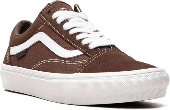 Vans "x Nick Michel Old Skool Brown White sneakers" Bruin