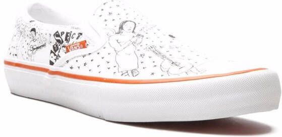 Vans "x No Comply Daniel Johnston Slip-on Pro Doodles. sneakers" Wit