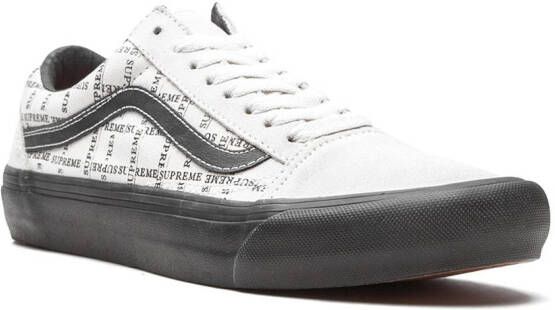 Vans x Supreme Old Skool Pro sneakers Wit