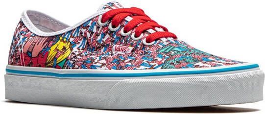 Vans x Where's Waldo Authentic low-top sneakers Rood