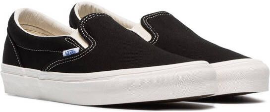 Vans zwart witte OG Classic Slip-On LX sneakers van katoen