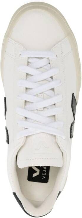 VEJA Campo Chromefree leren sneakers Wit