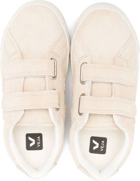 VEJA Kids Sneakers met klittenband Beige