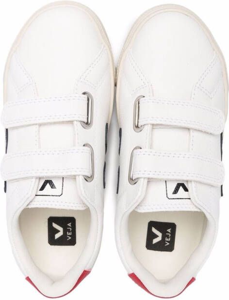 VEJA Kids Sneakers met klittenband Wit