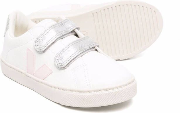 VEJA Kids Sneakers met klittenband Wit