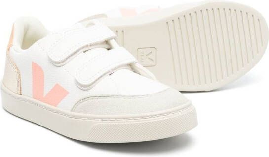 VEJA Kids Sneakers met klittenband Wit